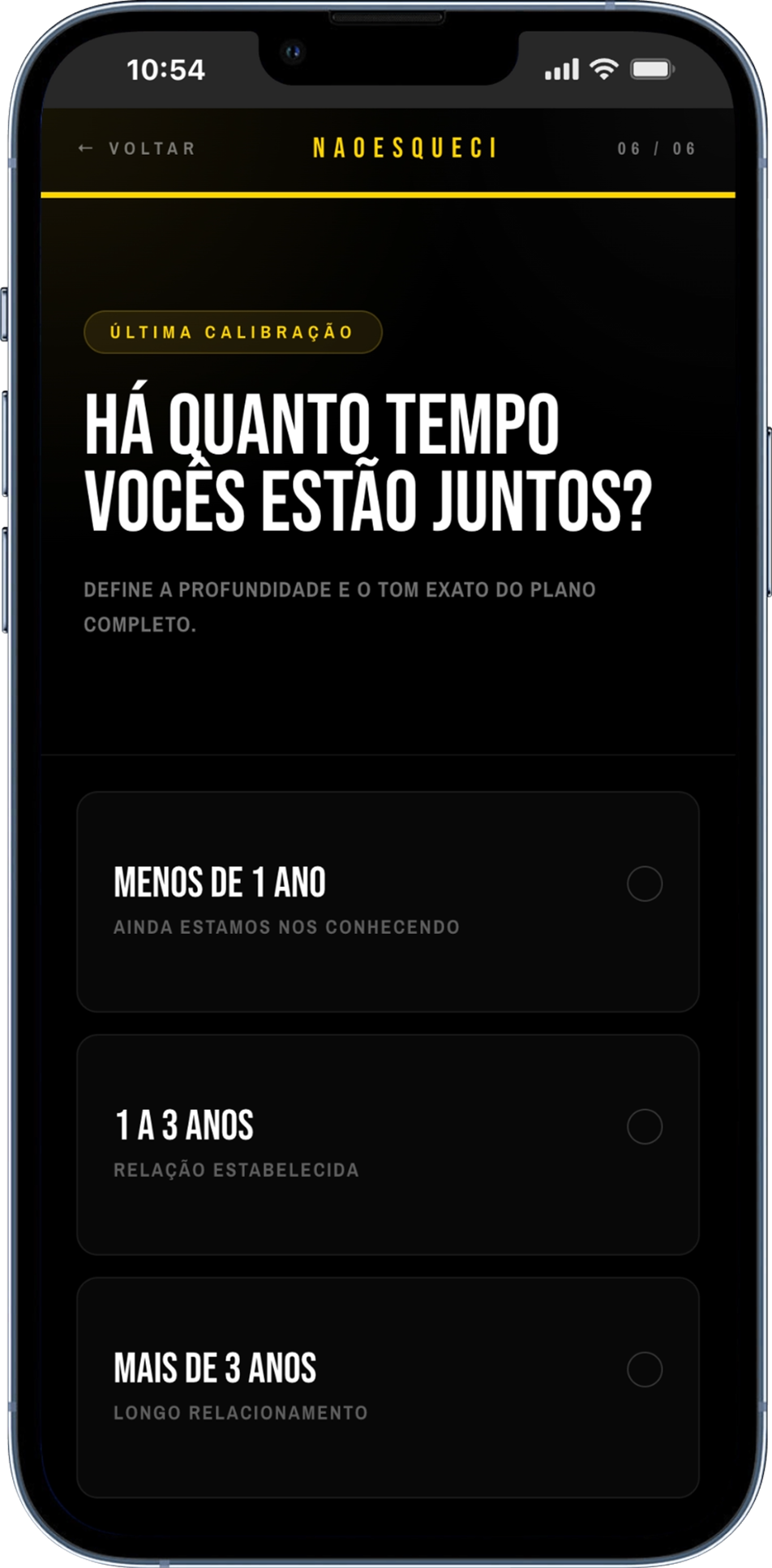 Há quanto tempo?